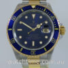 DSC02949 Rolex Submariner Date 18k & Steel, Blue dial 16613