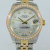 Rolex Datejust 31mm FACTORY Diamond BEZEL Mother-of-Pearl Dial 178383