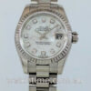 DSC03535 Rolex Lady Datejust 18k White-Gold, President bracelet 179179
