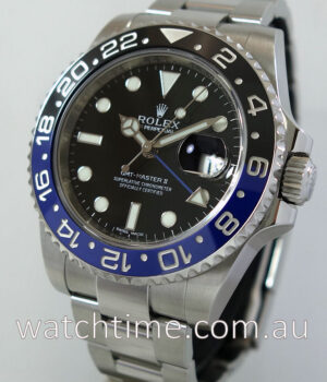 Rolex GMT MASTER II "BATMAN" 116710BLNR  2015 Box & Card IN STOCK