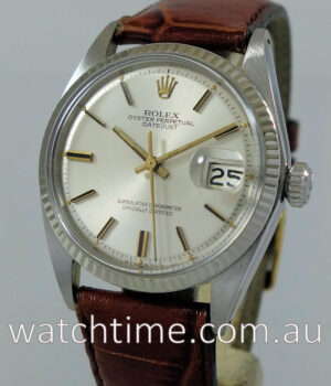 Rolex Datejust 1601 White-Gold bezel c 1966