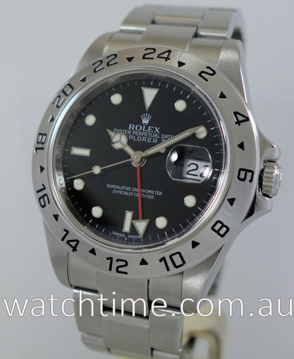 Rolex Explorer II  Black-dial  16570 Box & Card.