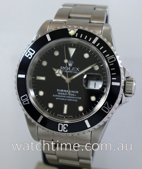 Rolex Submariner Date 16610   Box & Papers 1991