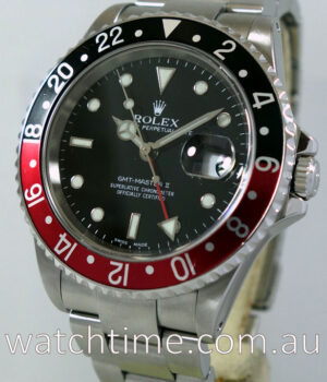 ROLEX GMT MASTER II  "Coke"  16710  Box & Papers