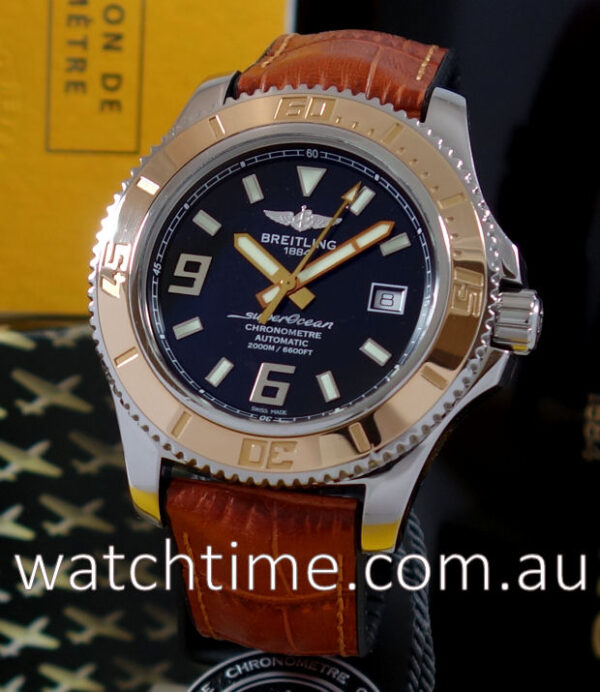 Breitling Superocean II  18k Rose-Gold & Steel   C1739112