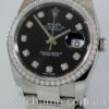Rolex Datejust 36   Black FACTORY Diamond-dial & Diamond Bezel  116244