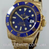 DSC06085 Rolex Submariner 18k Gold Blue dial / bezel 116618LB