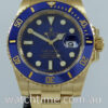 DSC06090 Rolex Submariner 18k Gold Blue dial / bezel 116618LB