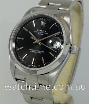 Rolex Oyster Date  15200  Black-dial