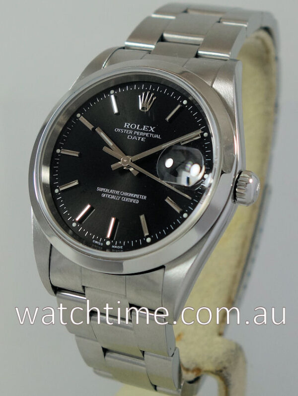 Rolex Oyster Date  15200  Black-dial