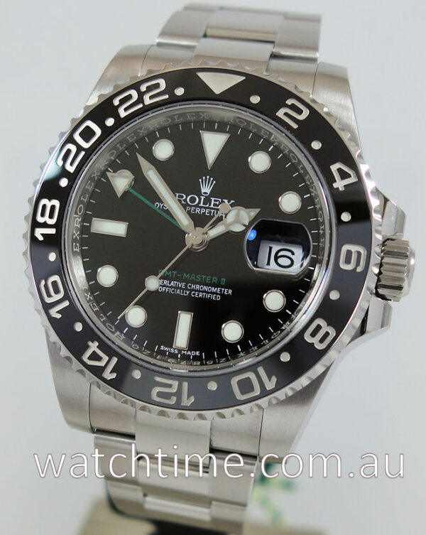 Rolex GMT MASTER II  Black Ceramic  2017  116710LN