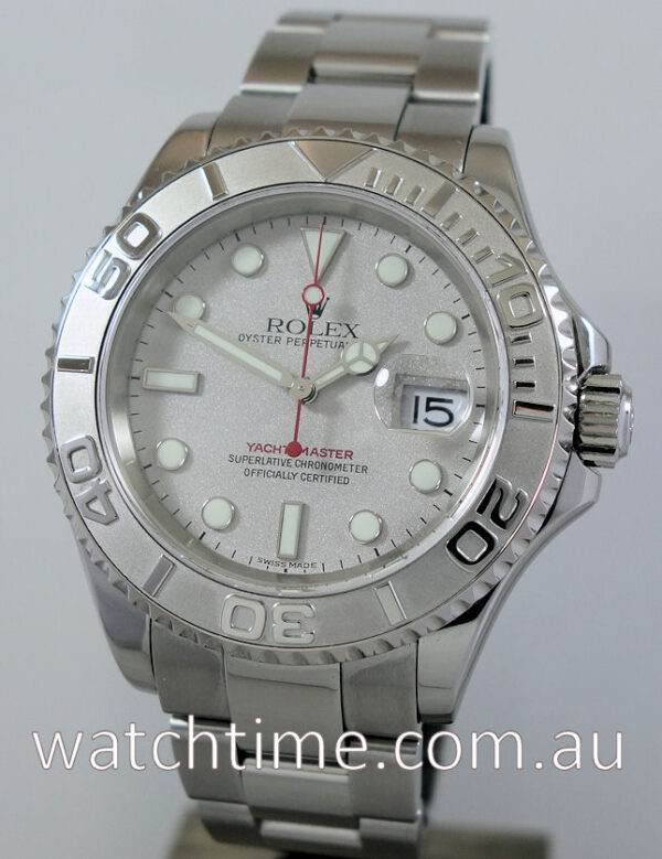Rolex Yacht-Master Steel & Platinum 16622 Box & Papers