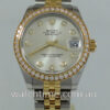 DSC06349 Rolex Datejust 31 Midsize Steel Yellow Gold Factory Diamonds 178383