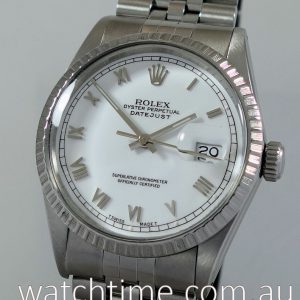 Rolex Datejust 16030 Steel White Roman dial    c1980