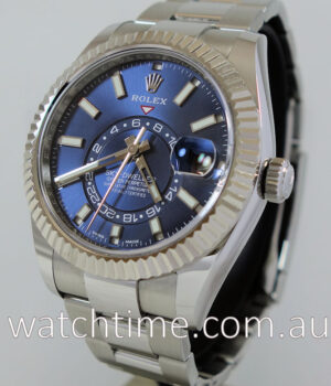 Rolex Sky-Dweller 326934  Steel Blue-dial  2019 Box & Card "AS NEW"