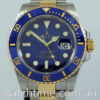 Rolex Submariner 116613LB Blue-Dial Box & Card Mint !!!