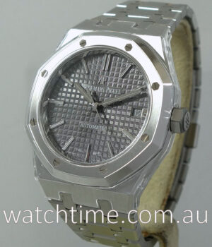 Audemars Piguet Royal Oak 37mm  15450ST.OO.1256ST.02  Slate-Grey 2019 Box & Card