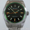 DSC07317 Rolex Milgauss Green Sapp 116400GV Box & Card
