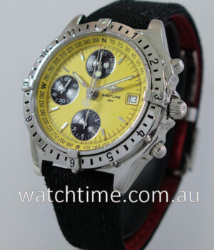 Breitling  Chronomat Longitude  GMT  Yellow-Dial  A20048