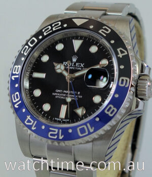 Rolex GMT MASTER II  BATMAN  116710BLNR  JUNE 2017 Box   Card  AS NEW  IN STOCK NOW 