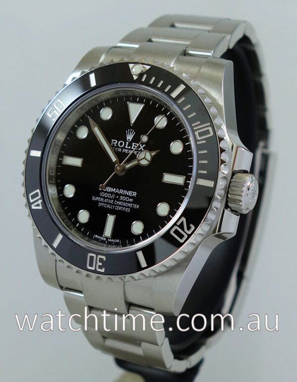 Rolex Submariner 114060 Non-DATE CERAMIC BOX & CARD  JUNE 2018