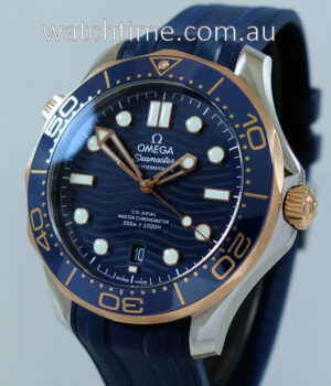 Omega Seamaster Diver 300m  Sedna Gold   Steel  2019 B P