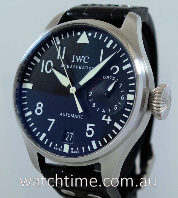 IWC BIG PILOT 5004 STEEL Box & Card