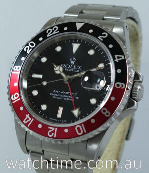ROLEX GMT MASTER II  "Coke"  16710  Box & Papers