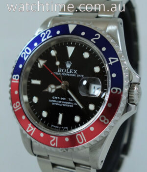 ROLEX GMT MASTER II  "Pepsi"  16700  Box & Papers