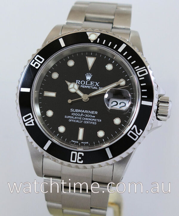 Rolex Submariner Date 16610 Steel circa 2000 SEL