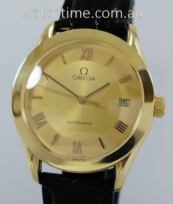 OMEGA Classic Heritage 18k Yellow-Gold on Leather