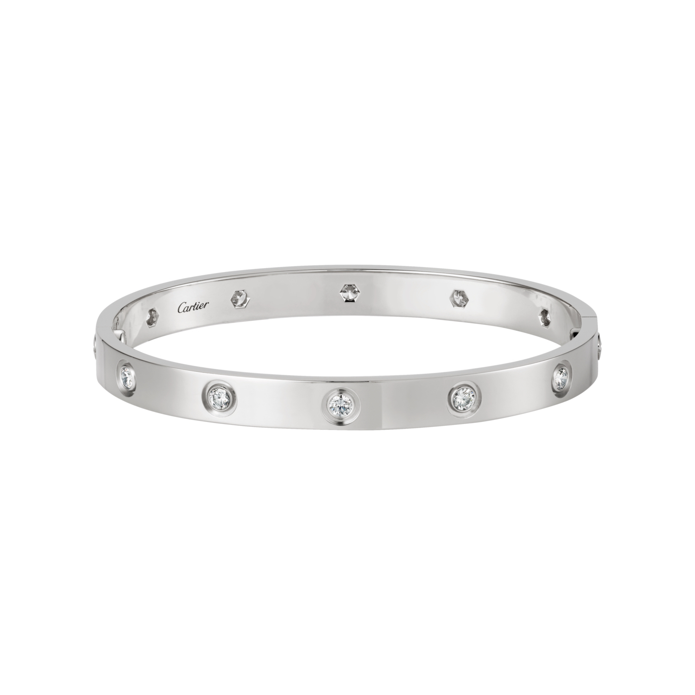 silver bracelet cartier