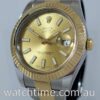 Rolex Datejust 4Imm  18k Yellow Gold & Steel  116333