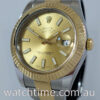 DSC00008 Rolex Datejust 4Imm 18k Yellow Gold & Steel 116333