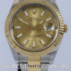 Rolex Datejust 4Imm  18k Yellow Gold & Steel  116333