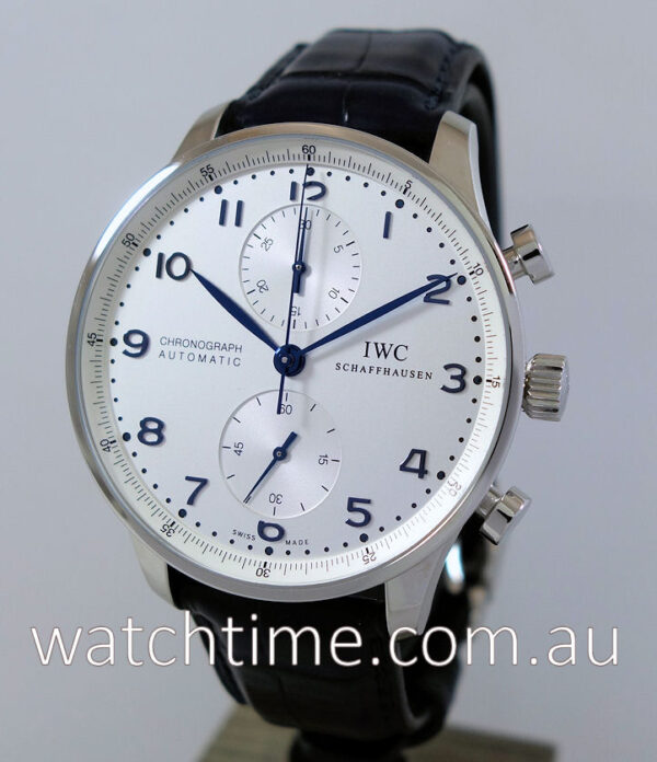 IWC Portuguese Chrono Steel IW3714-46 Box & Card 2018