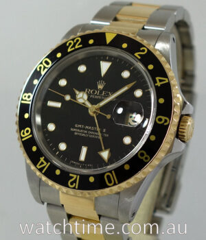 Rolex GMT Master II  16713  18k Gold   Steel