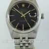 DSC01583 Rolex Datejust 36 Black-dial, White-Gold Bezel 16014