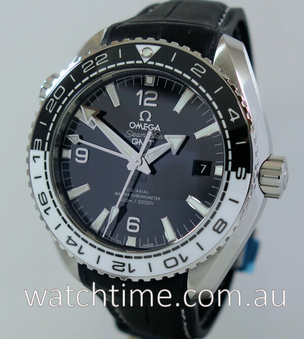 Omega Seamaster Planet Ocean 600M Black/White GMT 215.33.44.22.01.001 "UNUSED"