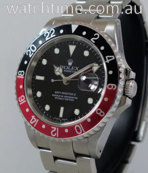 ROLEX GMT MASTER II  "Coke"  16710  Full Set 2003 Box & Papers