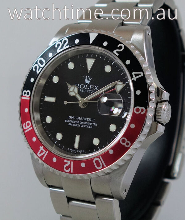 ROLEX GMT MASTER II  "Coke"  16710  Full Set 2003 Box & Papers