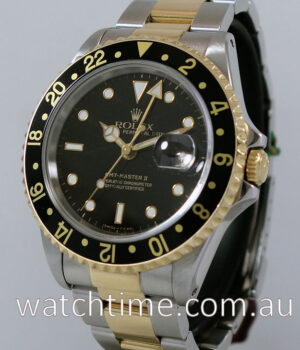 Rolex GMT Master II  16713  18k   Steel Box   Papers 1997