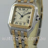 DSC02080 Cartier Panthere 18k Gold & Steel Midsize, 3 Rows of Gold
