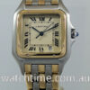 Cartier Panthere  18k Gold & Steel  Midsize, 3 Rows of Gold