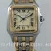 DSC02091 Cartier Panthere 18k Gold & Steel Midsize, 3 Rows of Gold