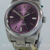 Rolex Oyster 39mm Red Grape Dial 114300 Box & Card