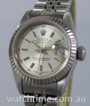 Rolex Lady Datejust  18k White-Gold bezel 69174