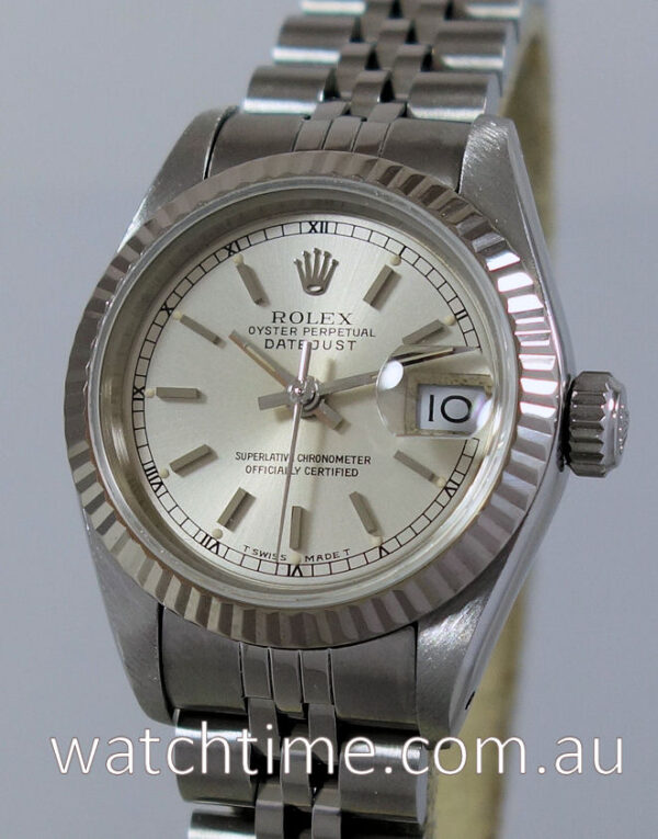 Rolex Lady Datejust, 18k White-Gold bezel 69174