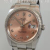 Rolex Oyster Date Pink Diamond-dial 115234  B&P 2018