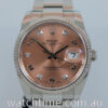 Rolex Oyster Date Pink Diamond-dial 115234  B&P 2018